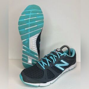 New Balance 550 V3 Women's Running Shoes Size 9.5M WE550GB3 Grey/Aqua Superb!